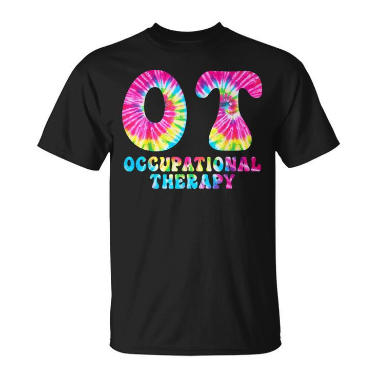 Occupational Therapy Ot Month Therapist Tie Dye T-Shirt
