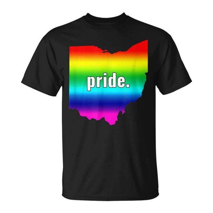 The Official Gay Pride Ohio Rainbow T-Shirt