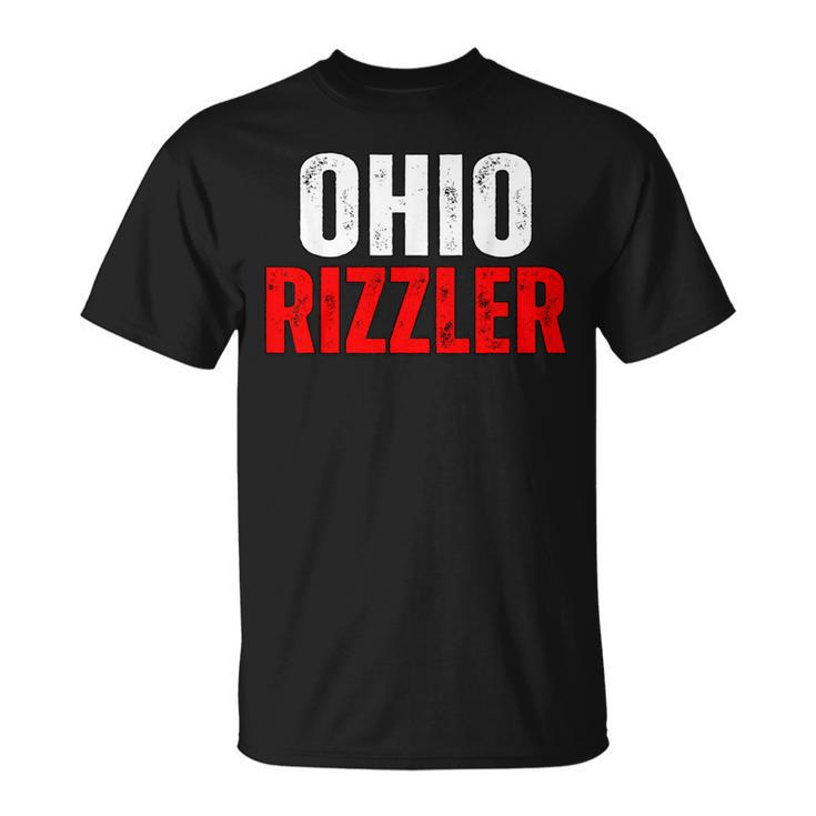 Ohio Rizzler Ohio Rizz Ironic Meme Quote T-Shirt