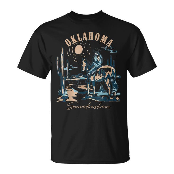 Oklahoma Smokeshow Western Oklahoma Smokeshow Cowboy Rodeo T-Shirt