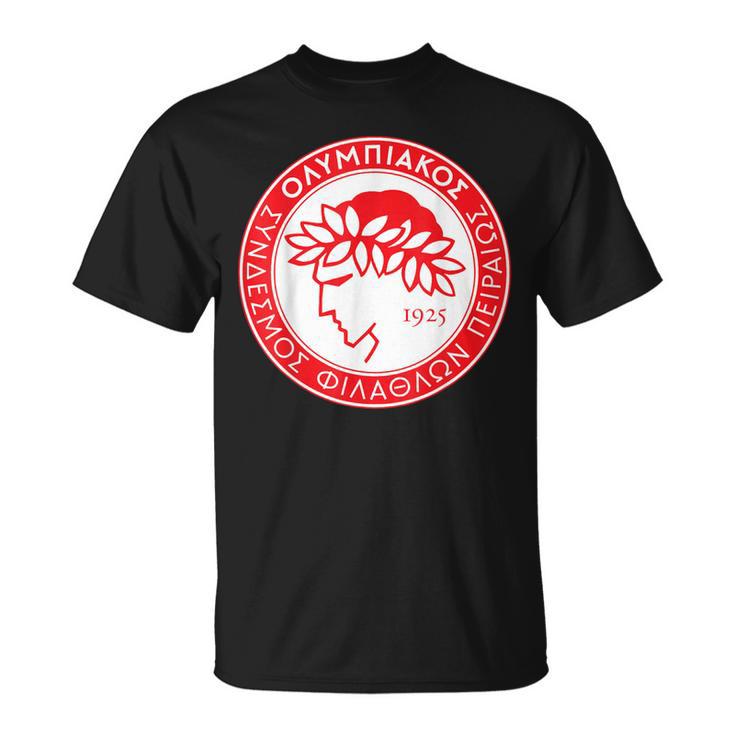 Olympiacos Club Supporter Fan Greece Greek T-Shirt