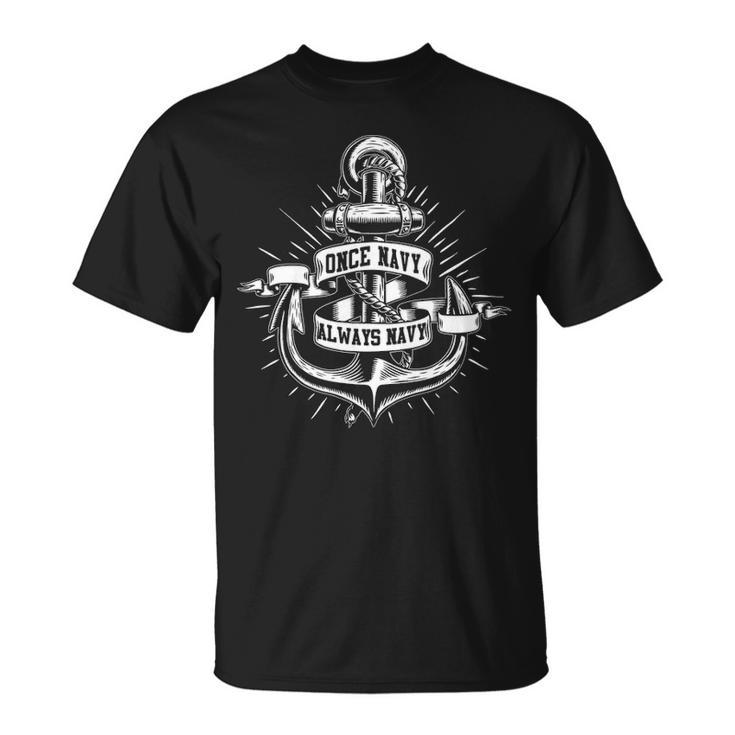 Once Navy Always Navy T-Shirt