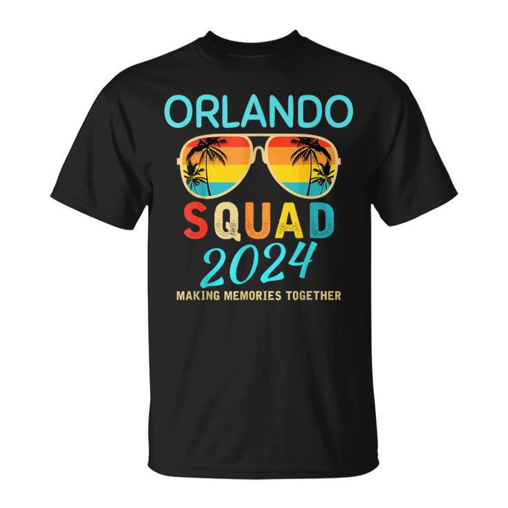 Orlando 2024 Vacation Squad Florida Matching Group T-Shirt