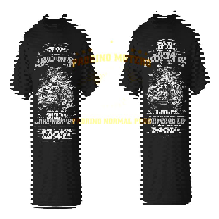 Padrino Motero Divertido Padrino Cumpleaños Motero Regalo Camiseta unisex