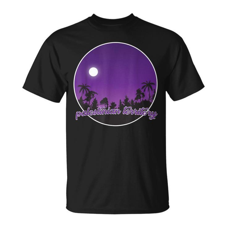 Palestinian Territory By Night With Palms T-Shirt