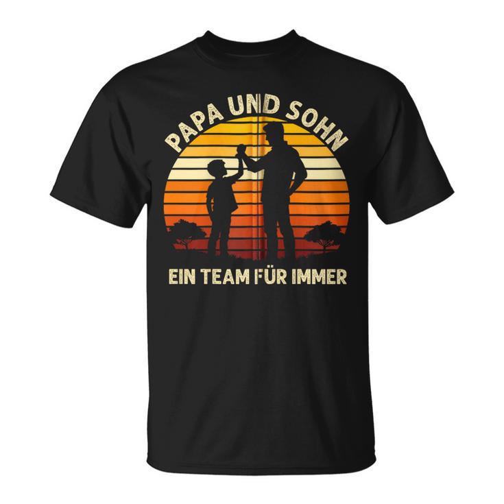 Papa & Sohn Ein Team Für Immerater Sohn Geschenkeatertag Kapuzenjacke T-Shirt