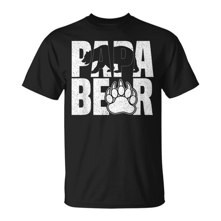 Papa Bärintage Papa Bär Liebhaber Papa Papaatertag T-Shirt