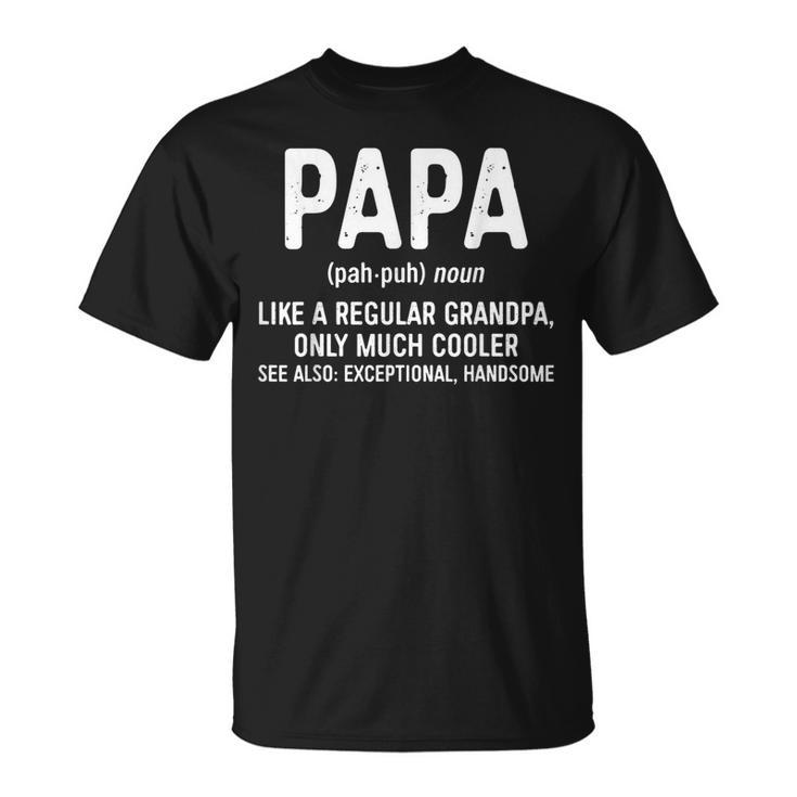 Papa Definition Father's Day T-Shirt