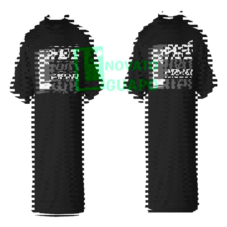 Papá En Prácticas Divertida Futuro Novato Anuncio Embarazada Camiseta unisex