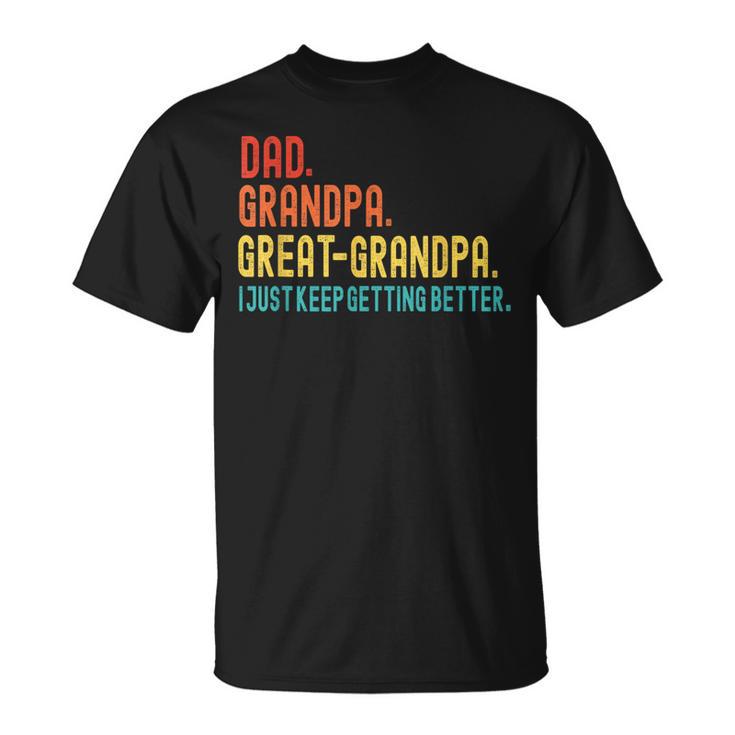 Papa Opa Uropa Lustiger Großvater Zumatertag T-Shirt