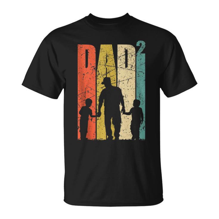 Papa Zwei Soehne Zweifacherater T-Shirt