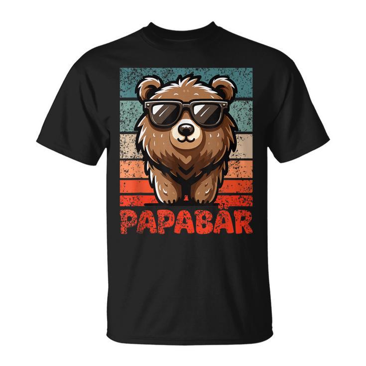 Papabäratertag Bester Papa Bär T-Shirt