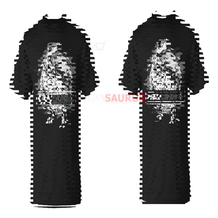 PapasaurusRex Papa Saurus Dinosaur Grandpa Dino Camiseta unisex