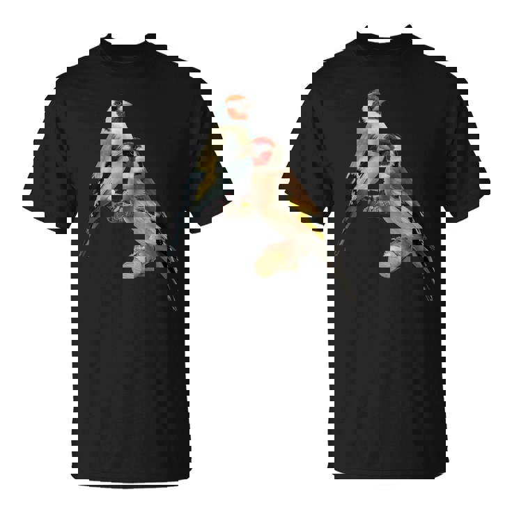 Par De Jilgueros Regalo Para Los Amantes De Los Jilgueros Camiseta unisex