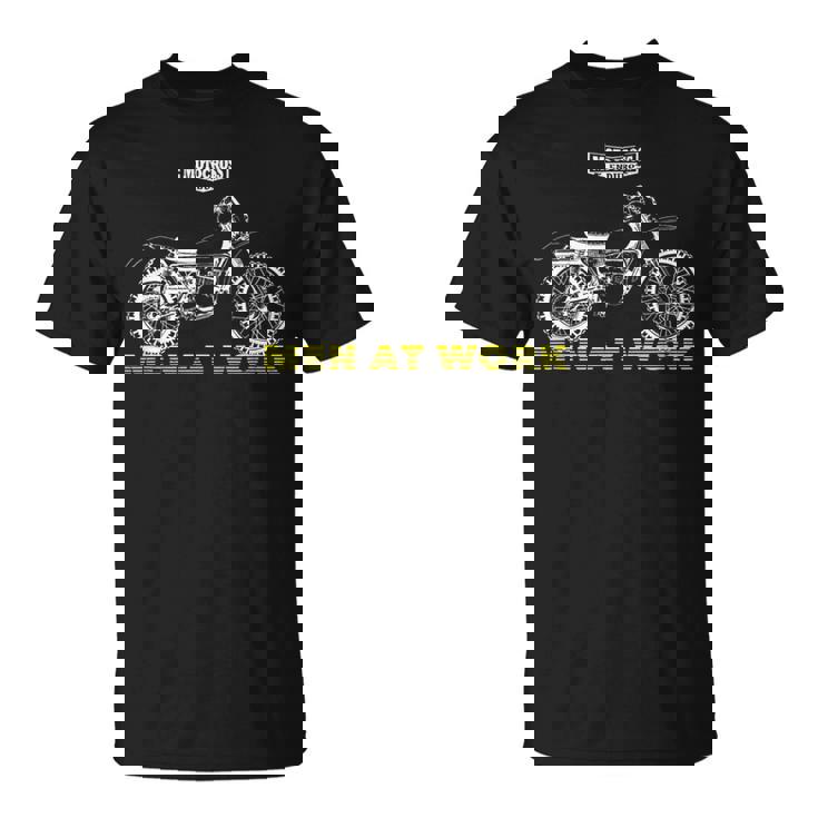 Para Hombre At Work Camiseta unisex