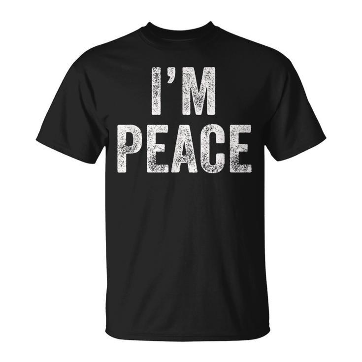 I Come In Peace I'm Peace Matching Couple Lovers T-Shirt