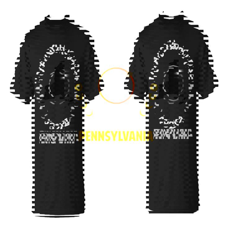 Pennsylvania Eclipse 2024 Total Solar Eclipse April 8 2024 T-Shirt