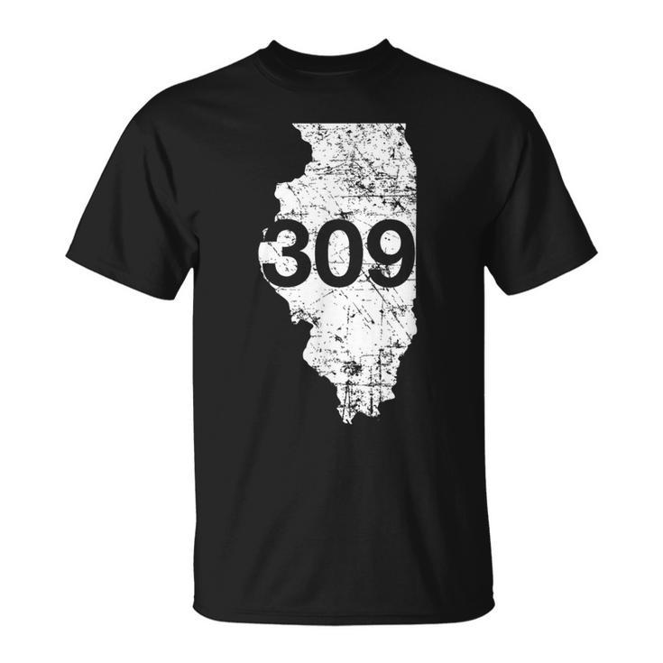 Peoria Pekin Area Code 309 Illinois Souvenir T-Shirt