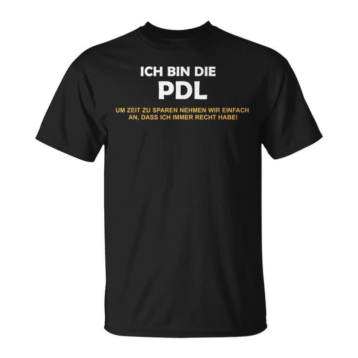 Pflegedienstleit Pdl I Elderly Care T-Shirt