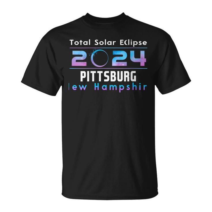 Pittsburg New Hampshire Eclipse 2024 Total Solar Eclipse T-Shirt