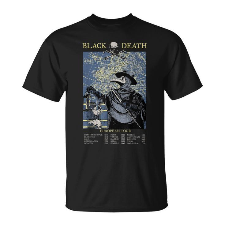 Plague Mask Doctor Plague Black Death European Tour T-Shirt