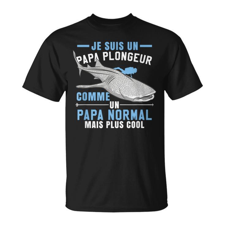 T-shirt Humour Plongée Fête Des Pères - Homme Coton Gildan 3000 - Neuf Sans étiquettes - Fabriqué UK