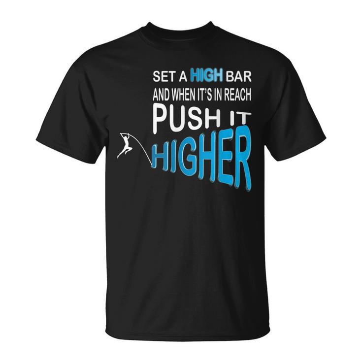 Pole Vault Saying Vaulter Coach Athlete T-Shirt