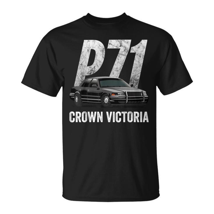 Police Car Crown Victoria Interceptor P71 T-Shirt