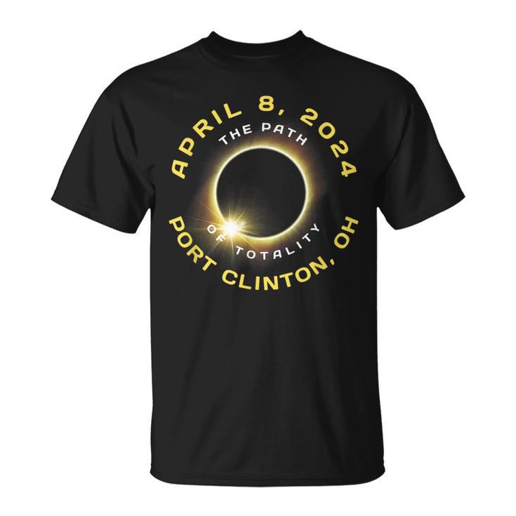 Port Clinton Ohio Solar Eclipse Totality April 8 2024 T-Shirt