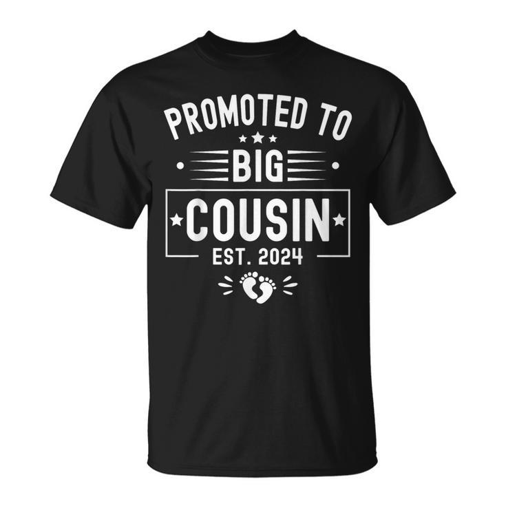 Promoted To Big Cousin Est 2024 Soon To Be Big Cousin 2024 T-Shirt