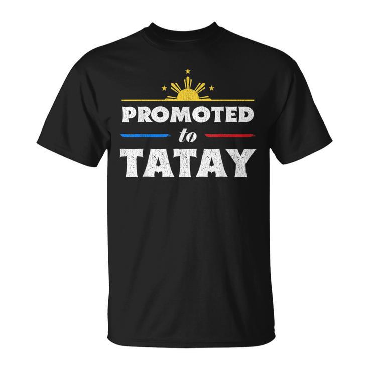 Promoted To Tatay Filipino Daddy T-Shirt