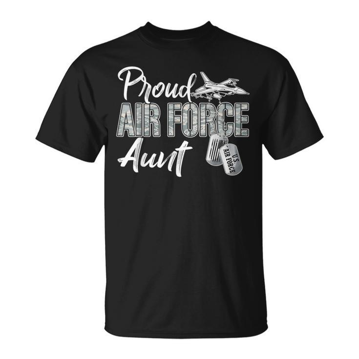 Proud Air Force Aunt Air Force Graduation Usaf Aunt T-Shirt