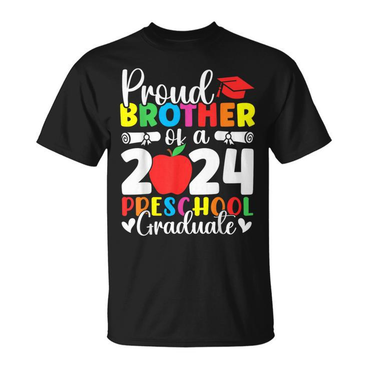 Proud Brother Of Class Of 2024 Preschool Graduate Graduation T-Shirt