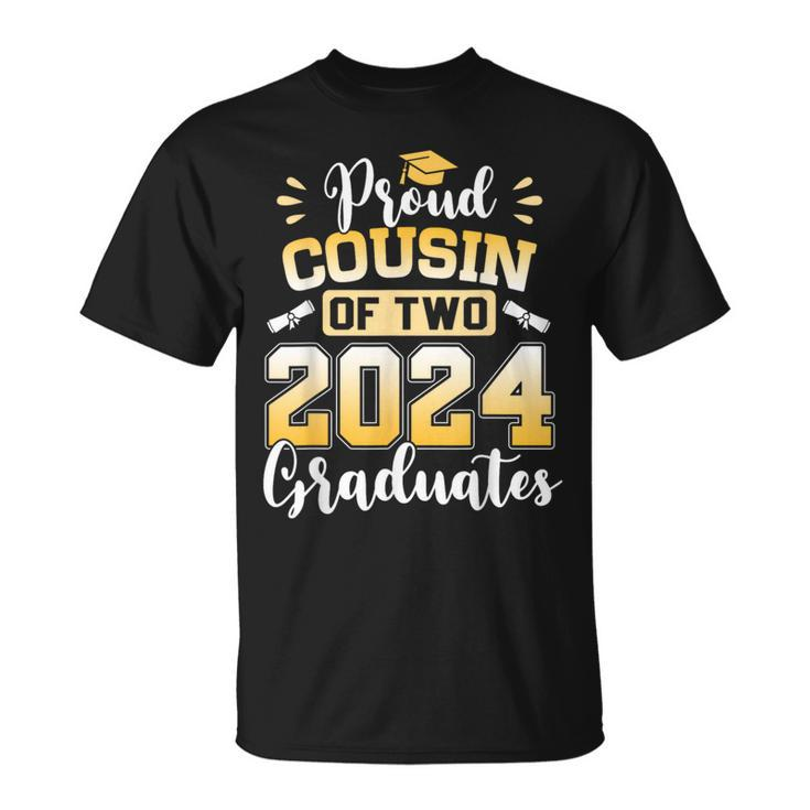 Proud Cousin Of Two 2024 Graduates Senior Class Of 2024 T-Shirt