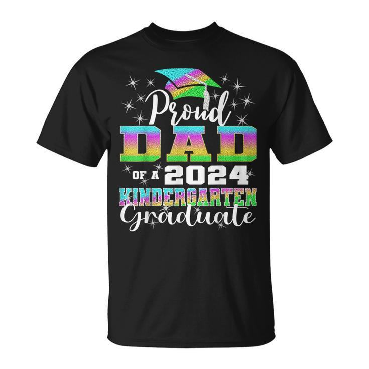Proud Dad Of Kindergarten Graduate 2024 Graduation Dad T-Shirt