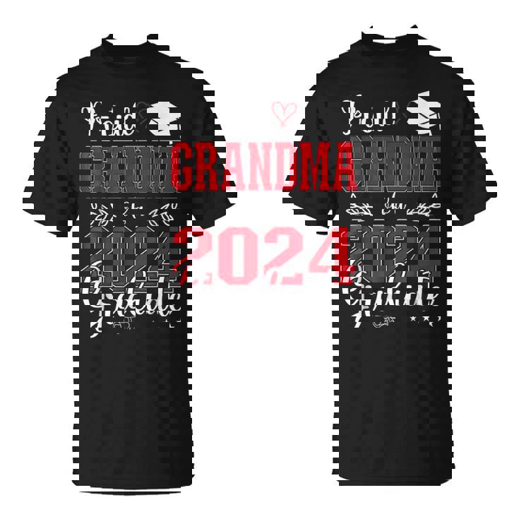 Proud Grandma Of A Class Of 2024 Graduate For Graduation T-Shirt