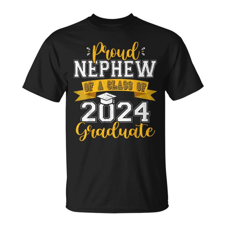 Proud Nephew Of A Class Of 2024 Graduate Senior 2024 T-Shirt
