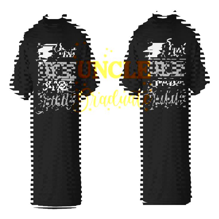 Proud Uncle Of A 2024 Graduate Last Day Of School Family T-Shirt