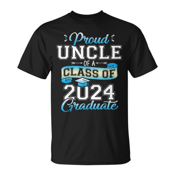 Proud Uncle Of A Class Of 2024 Graduate Senior 2024 T-Shirt