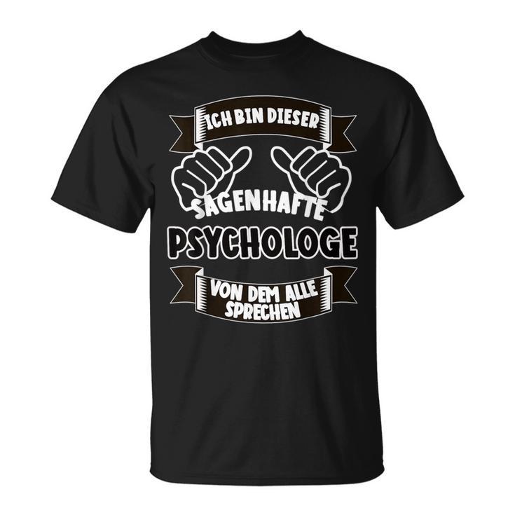 Psychologe Beruf Geschenk Studium Psychologie T-Shirt