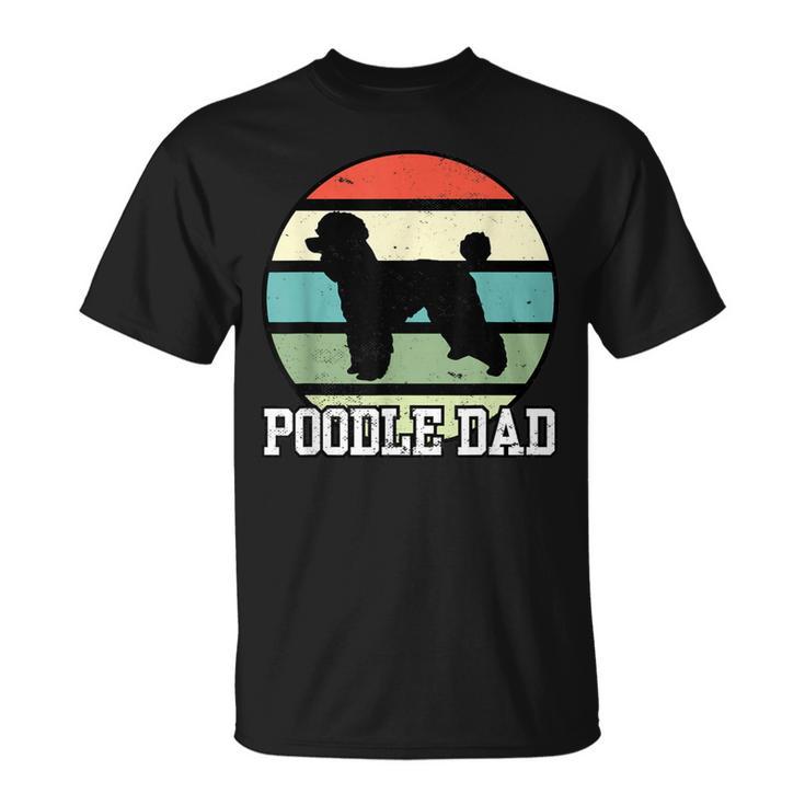 Pudel Papa I Retro Pudel T-Shirt