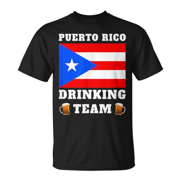 Puerto Rico Drinking Team T-Shirt