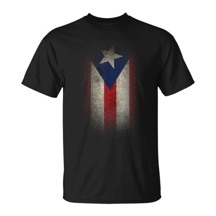 Puerto Rico Washed Flag T-Shirt