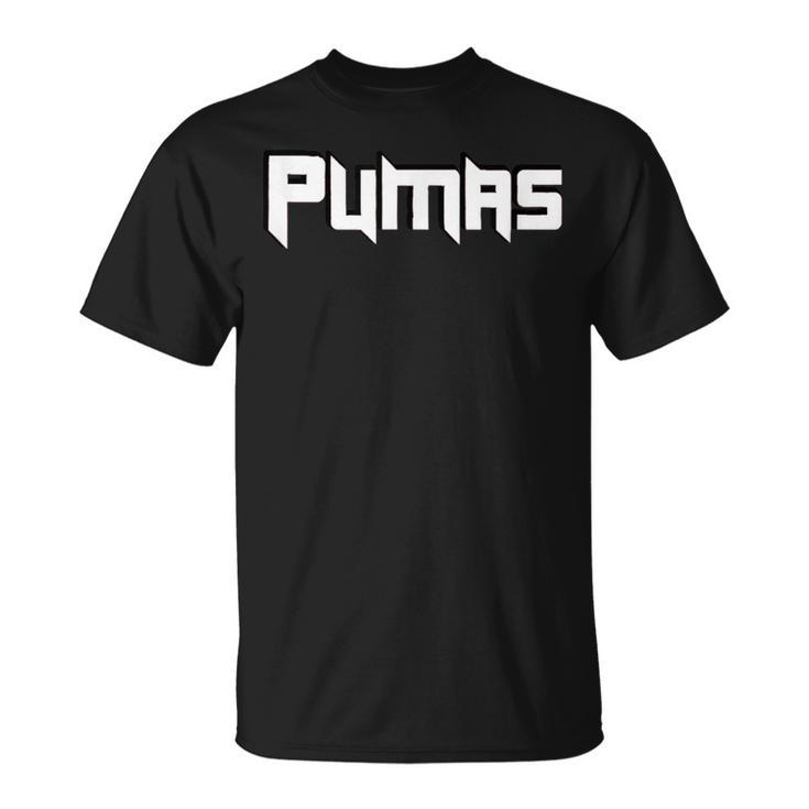 Pumas Baseball Basketball Flag Football Soccer T-Ball Team T-Shirt