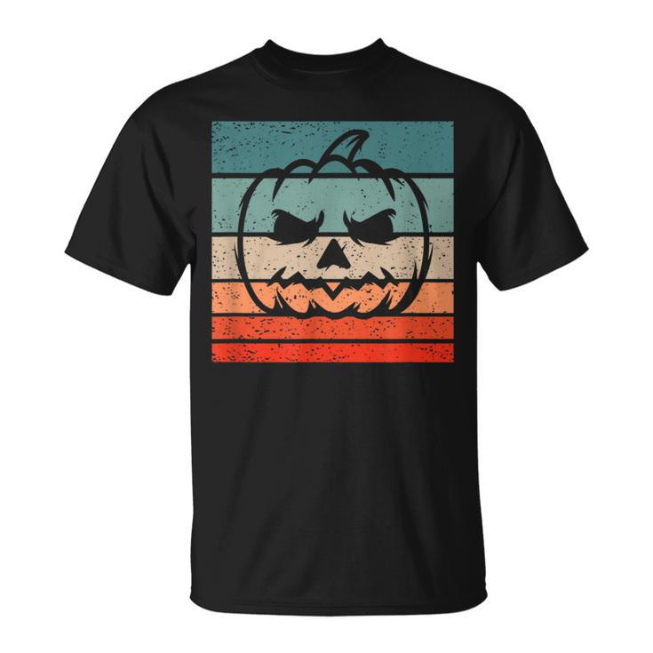 Pumpkin Retro Style Vintage T-Shirt