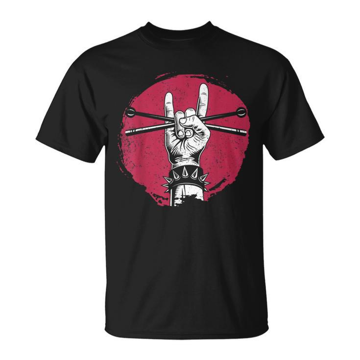 Punk Band Drum Kit T-Shirt