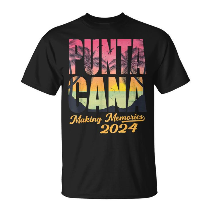Punta Cana 2024 Making Memories Matching Family Vacation Tri T-Shirt
