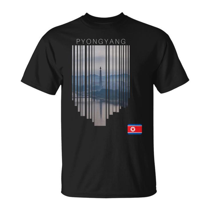 Pyongyang North Korea Flag T-Shirt