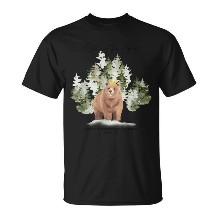 Queen Of The Tetons Grizzly Bear 399 Gtnp T-Shirt