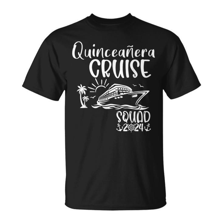 Quinceañera Cruise Squad 2024 Holiday Trip Family Matching T-Shirt
